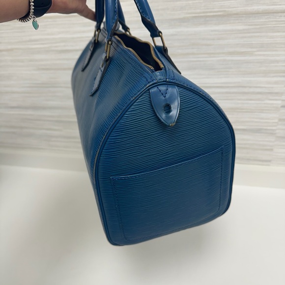 Louis Vuitton Blue Duffel Bag - Picture 8 of 9